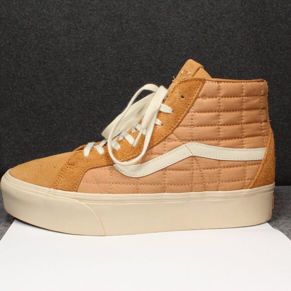 VANS X JOE FRESH GOODS SK8 HI Reissue JFG Camel Platform Shoes Mens Size 12 - Picture 5 of 12